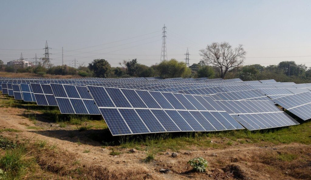 Azure Power solar EPC projects showcasing large-scale solar installations across multiple states in India